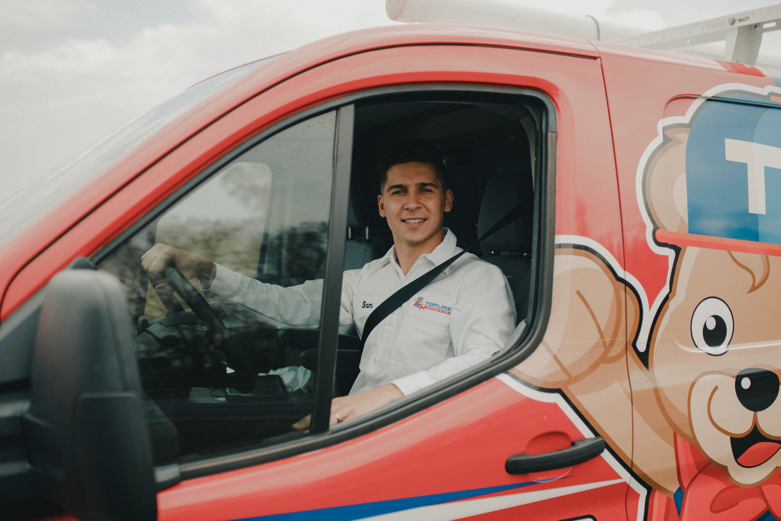Topline Heating and Air technician