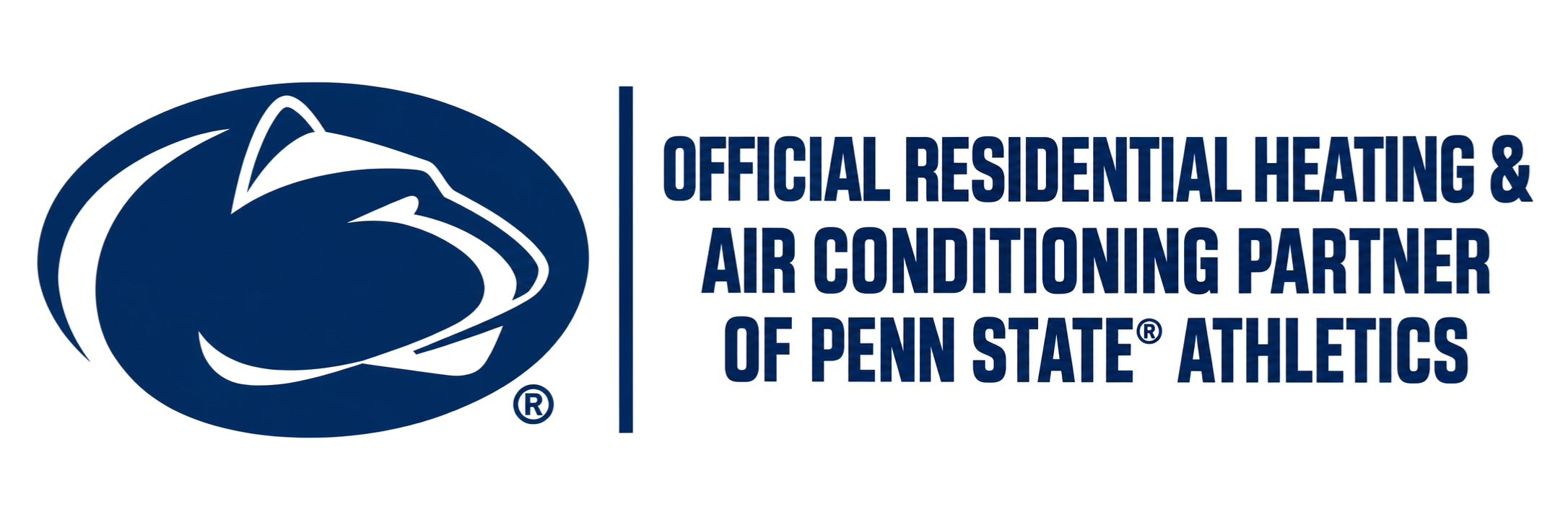 Official Residential Heating and Air Conditioning Partner of Penn State Athletics logo
